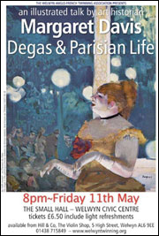Poster for Talk on Degas and Paris