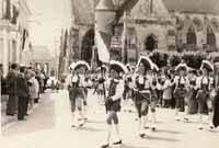 Majorettes at Welwyn Anglo-French Twinning Inaguration 1973